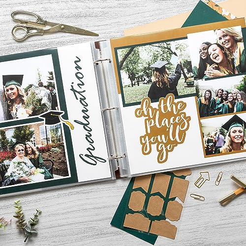 Samsill Scrapbook Refill Pages 12x12 Inches, 50 Pack, Super Heavyweight