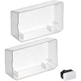 2 Pack Flash Diffuser Compatible with Godox iT30 Pro, Flash Diffuser for Speedlight, Softbox for Soft Even Lighting, Easy to Install, Ideal for Portrait Product Indoor Outdoor Photography