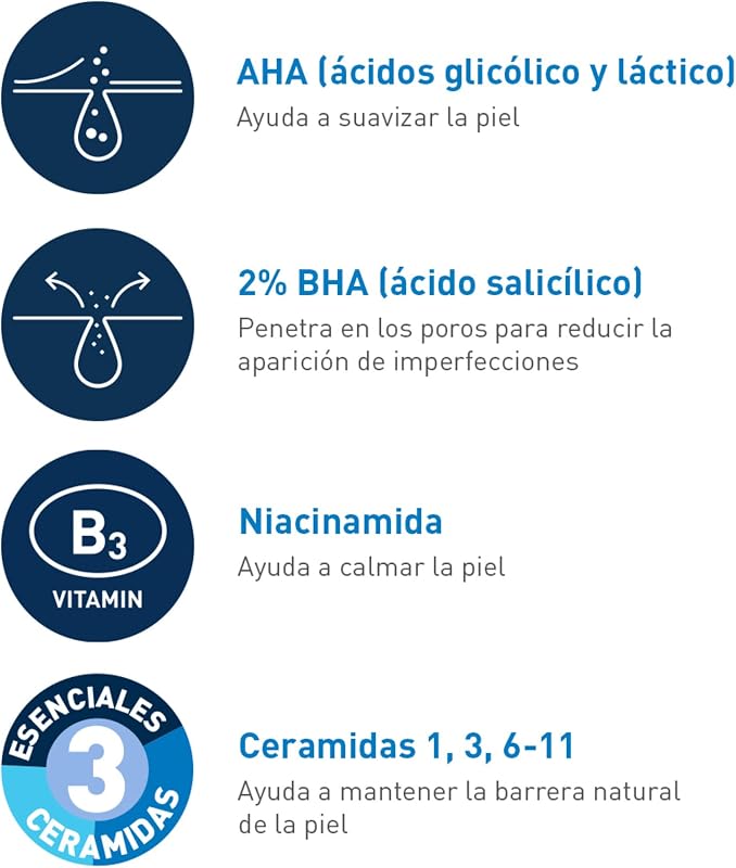 , Gel Control Imperfecciones, Tratamiento hidratante AHA / BHA, 40 ml