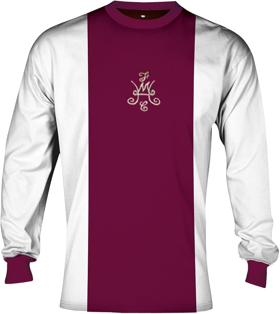 retro hearts football shirts