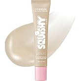 COVERGIRL Clean Fresh Squishy Glaze&trade; Lip Butter Balm, Flavored, Non-Sticky, with Vitamin E &amp; Shea Butter &ndash; 140 Toasted Vanilla (Sheer Beige)