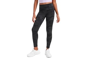 CRZ YOGA Girls Butterluxe Full Length Athletic Leggings - Kids High Waist Lounge Pants Girls Active Dance Running Yoga Tights