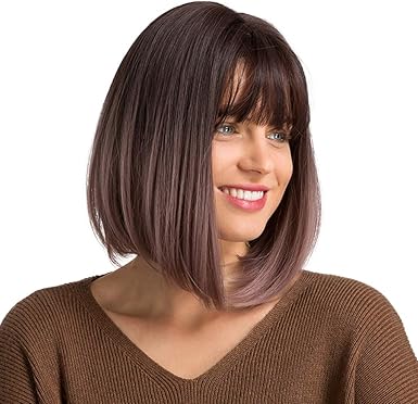 Amazon Com Orcbee Natural Purple Medium Length Bobo