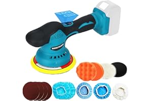 ALRIGON Cordless Car Buffer Polisher Compatible for Makita 18V Battery, Power Polisher for Car Detailing/Polishing/Waxing(Battery Not Included)