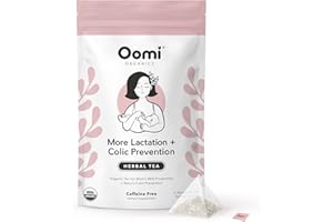 Lactation Tea by Oomi - USDA Organic & Vegan - 15 Biodegradable Sachets