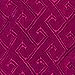 Shoe Pouch - Silk Jacquard (Geometric Raspberry)