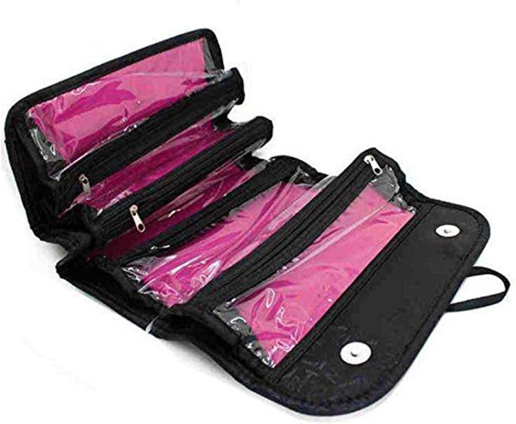 Crispy™ Multi Use Travel Buddy 4 in 1 Roll N Go Cosmetic Bag Toiletry Organizer jewelery Bag Organizer
