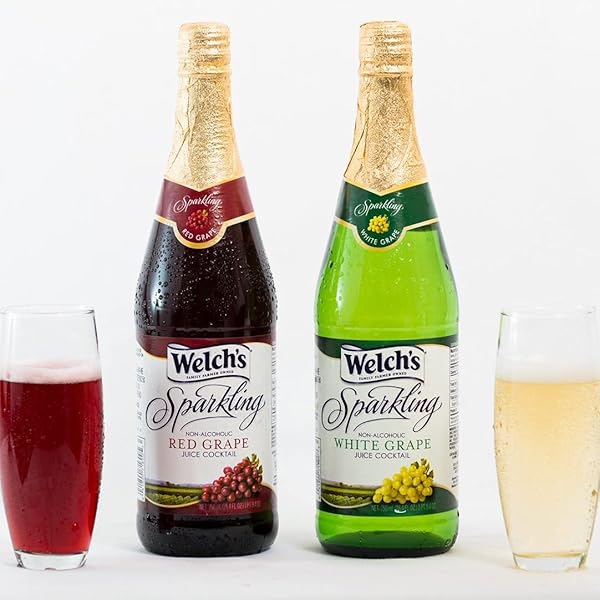 WELCH’S SPARKLING, RED GRAPE, 750 ML BOTTLE