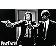Pyramid America Pulp Fiction Duo Guns Vincent and Jules John Travolta and Samuel L. Jackson Poster, 24 by 36-Inch