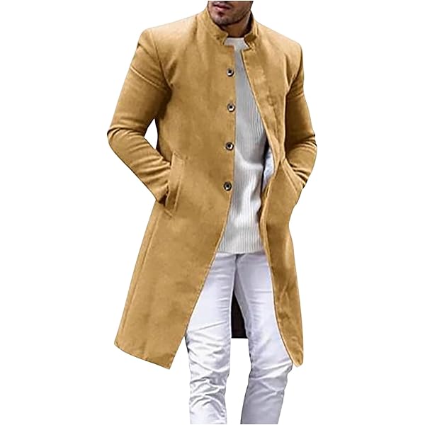 【美品】Standcollar Wool Coat （olive/36） 71AfvW0jfUL._UY350_.jpg