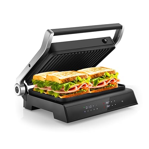 KOTEK Panini Press Sandwich Maker, 1200W Slice Sandwich Toaster