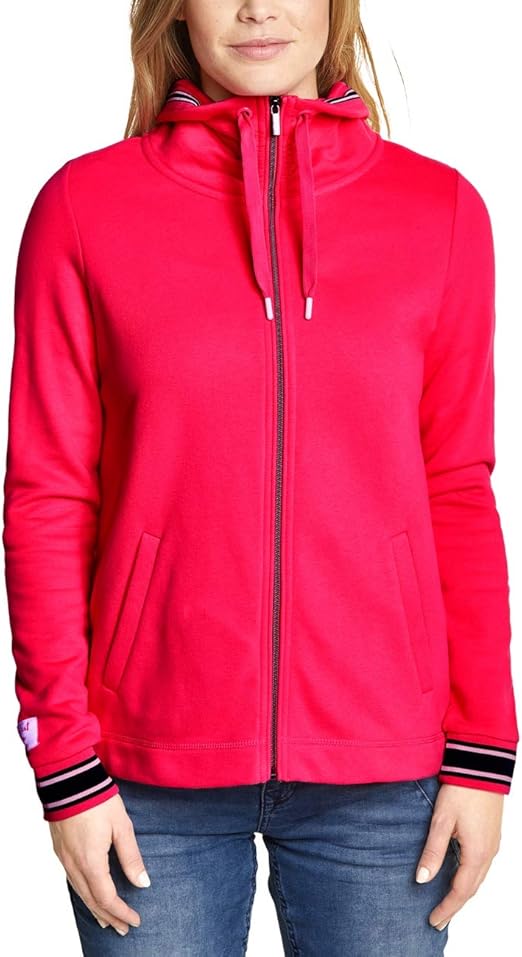 Street One Hoodie Damen Street One Damen Sweatjacke – Leicht, Mit - Main Image