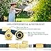 25FT Expandable Garden Hose, Water Hose with 3/4 inch Solid Brass Fittings, 50' Expanding Hoses with Extra Strength Fabric, Outdoor Flexible Hose with Multi-Layer Latex Core, Lightweight Yard Hose