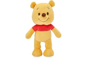 Disney Store Official Pooh nuiMOs Plushie - Soft Plush with Embroidered Features, Poseable Hands & Turning Head, Magnetic Hands for Holding, 6 Inches, Dress Up with nuiMOs Outfits