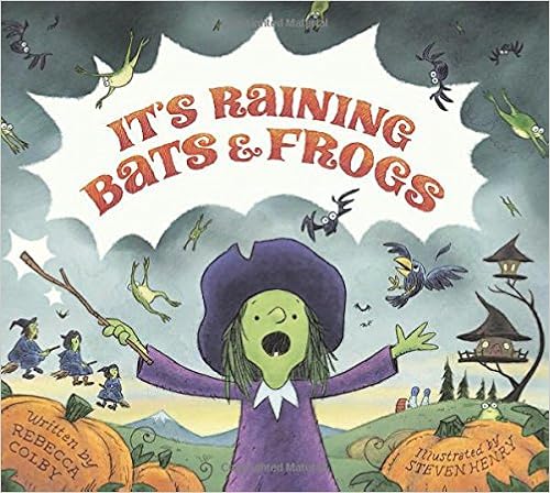 Not So Scary Halloween Books for Kids - It's Raining Bats & Frogs