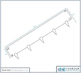 Harbour Housewares 5M Lawn Edging Border 16cm Face Height Black Galvanised Steel view 7