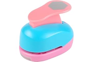 WSYHOMIE Hexagon Punch 1 inch Craft Lever Punch Handmade Paper Punch for Crafting Scrapbooking,DIY Card Making Candy Colour by Rondam