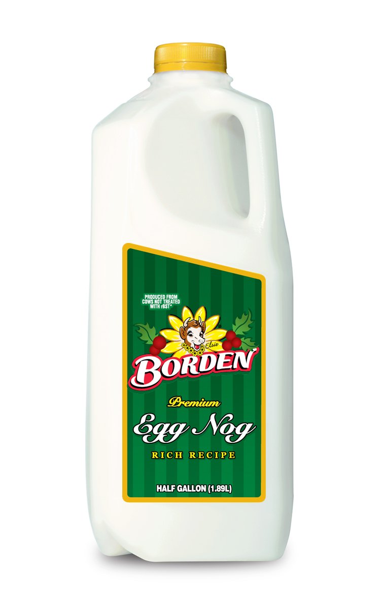 Borden Premium Egg Nog Half Gallon, 64 oz Grocery