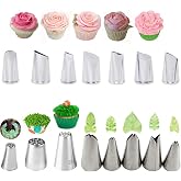 Symphony Wire Tips, Stainless Steel Icing Piping Nozzles For Pastry Fondant Tools (MIXED)