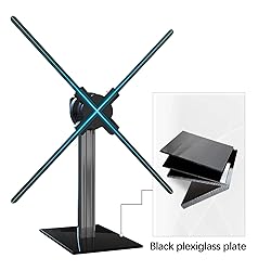 Missyou 3D Hologram Fan Desktop Stand with Tempered