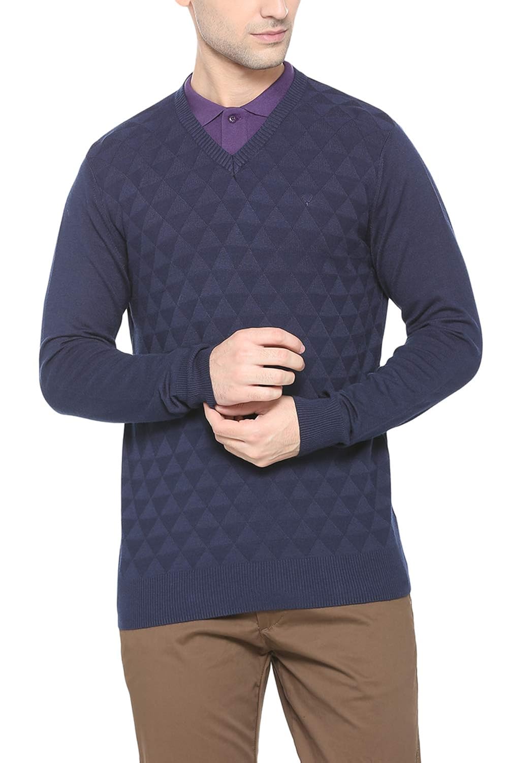 Allen Solly Men's Synthetic Sweater: Amazon.in: Clothing & Accessories