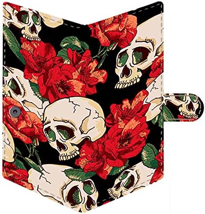 Shopmania Psyc Skull Women's Canvas Wallet, Card, Passport Holder, Clutch, Purse
