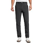 CRZ YOGA Casual Golf Pants for Men - 32" Water Resistant Lightweight Work Dress Trousers with Zipper Pockets