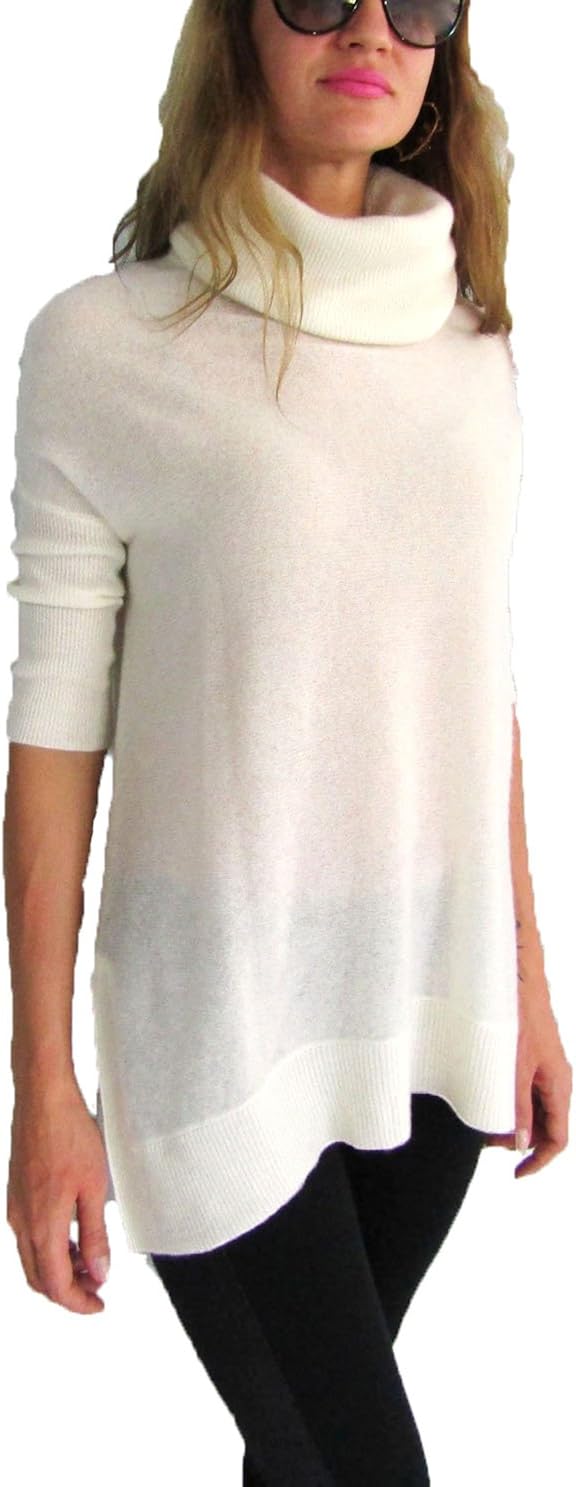 Antonio Melani Women's 100% Cashmere Sweater (Winter White) Long Sleeve, SZ XS at Amazon Womenâs 