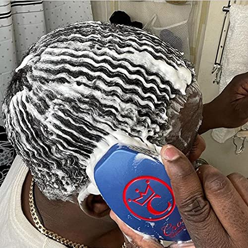 360 Sport Wave Brush Hard Flex Bristles (Black Ice) Wet