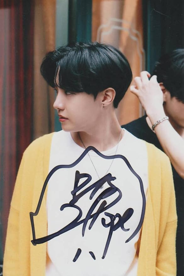 Amazon Co Jp Bts 防弾団 ジェイホープ J Ope 直筆 サイン写真 10cm 15cm 4 Hobby