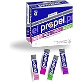Generic Propel Powder Packets Electrolyte Hydration - Zero Sugar - Electrolyte Water Beverage Mix Powder Packets - Raspberry Lemonade, Grape, Berry, Kiwi Strawberrry - 40 pack | Zero Sugar
