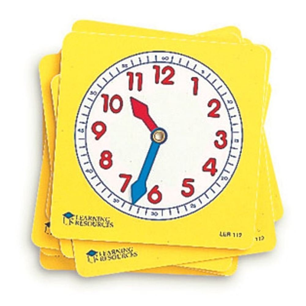 Learning Resources Pupil Clock Dials (Set of 10)