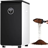 Vego Kitchen Composter, 4L Electric Composter Countertop 5 Modes Weight-Based Smart Compost Bin with App Odorless Auto-Cleaning Food Waste Compost Machine Indoor, White