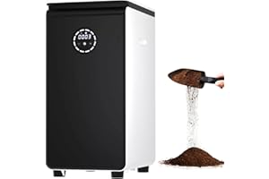 GEME ALL THINGS LIVE FOREVER AND IN HARMONY WITH THE EARTH GEME Smart 19L Electric Composter for Kitchen, Filter No Need to Change, Real Compost, Not Dehydration Tec, Add Waste Anytime Bio Compost Machine, Electric Compost Bin Indoor Odorless Quiet