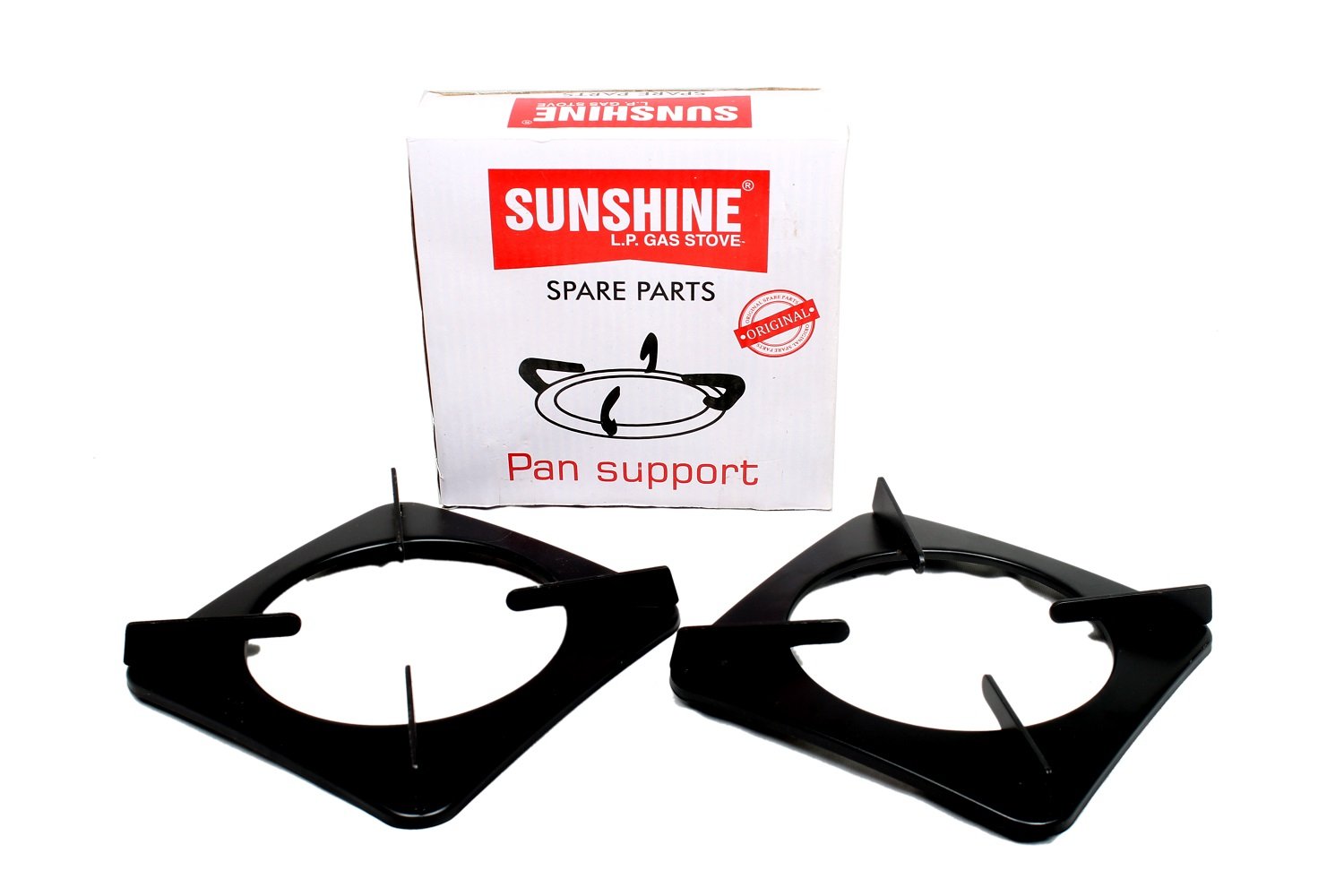 Buy Sunshine Metal Lpg Gas Stove Parts 2 Piece Black Online At