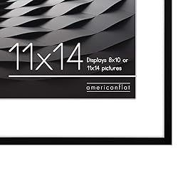 Americanflat 11x14 Picture Frame in Black - Use as