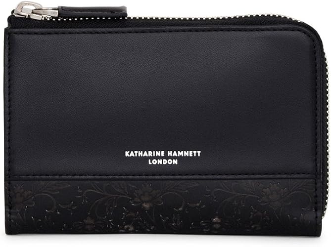 Amazon キャサリンハムネット 二つ折り財布 マジック レディース 490 12 シルバー 財布