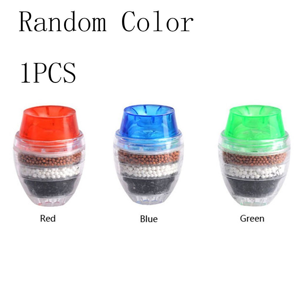Kitchen Water Purifier,ASDOMO Coconut Carbon Water Filter Faucet Tap Purifier Home Random Color 1PCS