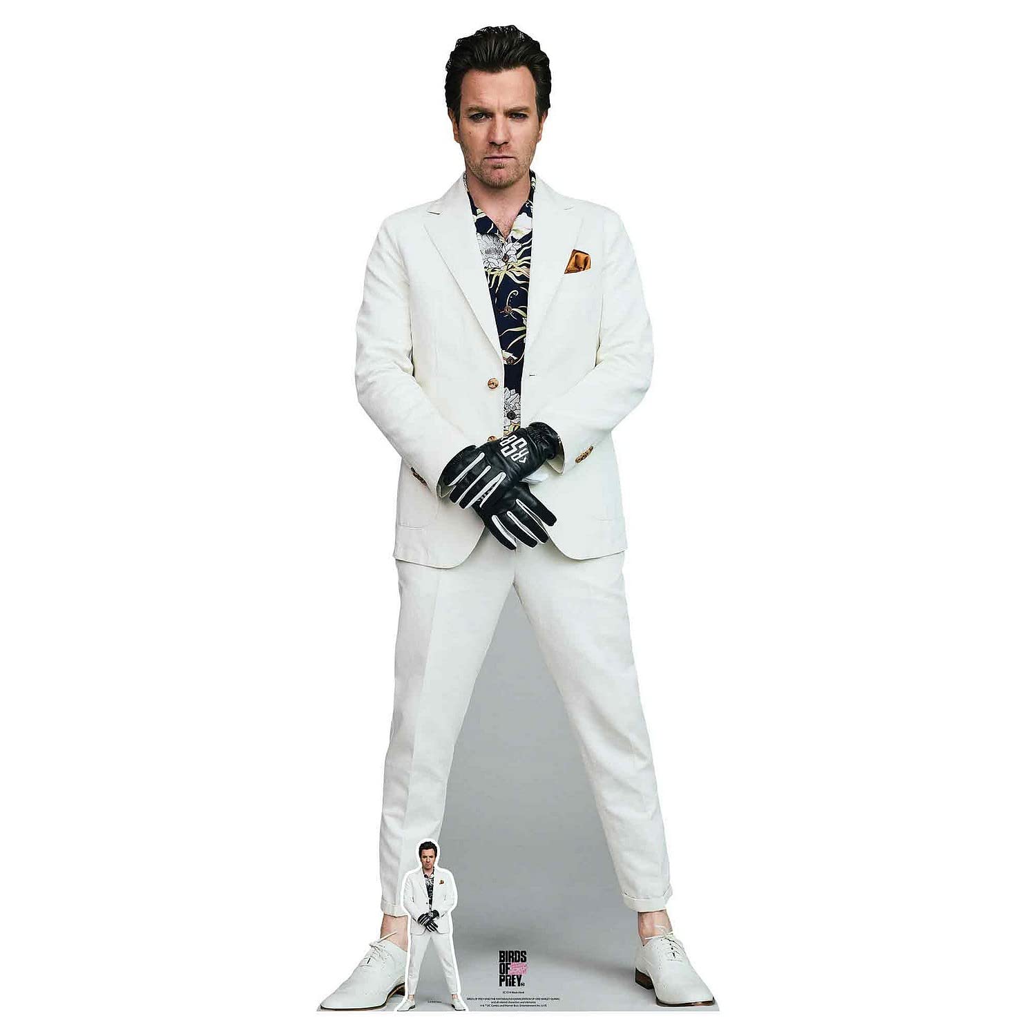 Star Cutouts SC1514 Black Mask DC Villain Ewan McGregor Lifesize Cardboard Cutout – Comic Book Party Decoration & Supervillain Fan Display