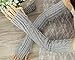 2/3 Pairs Womens Winter Knit Long Fingerless Gloves Thumbhole Arm Warmers Mitten(A-2 Pairs( Black & Light Gray)
