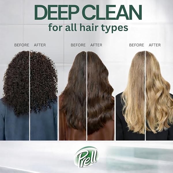 PRELL ORIGINAL GREEN SHAMPOO – CLASSIC CLEAN DEEP CLEANSING SHAMPOO FOR MEN & WOMEN | 13.5 OZ | 3 PACK