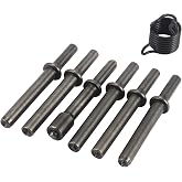Anndason 7 Pcs Great Heavy Duty Smoothing Pneumatic Air Rivet Hammer Tools Kit