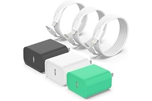 ILOUYU [MFi Certified] 3 Pack for iPhone 14 13 Fast Charger, 20W PD USB C Wall Charger Adapter with 3 Pack 6FT Type C to Lightning Cable Compatible for iPhone 14/13 Pro/13/12/12 Mini/12 Pro Max (Colorful 1)