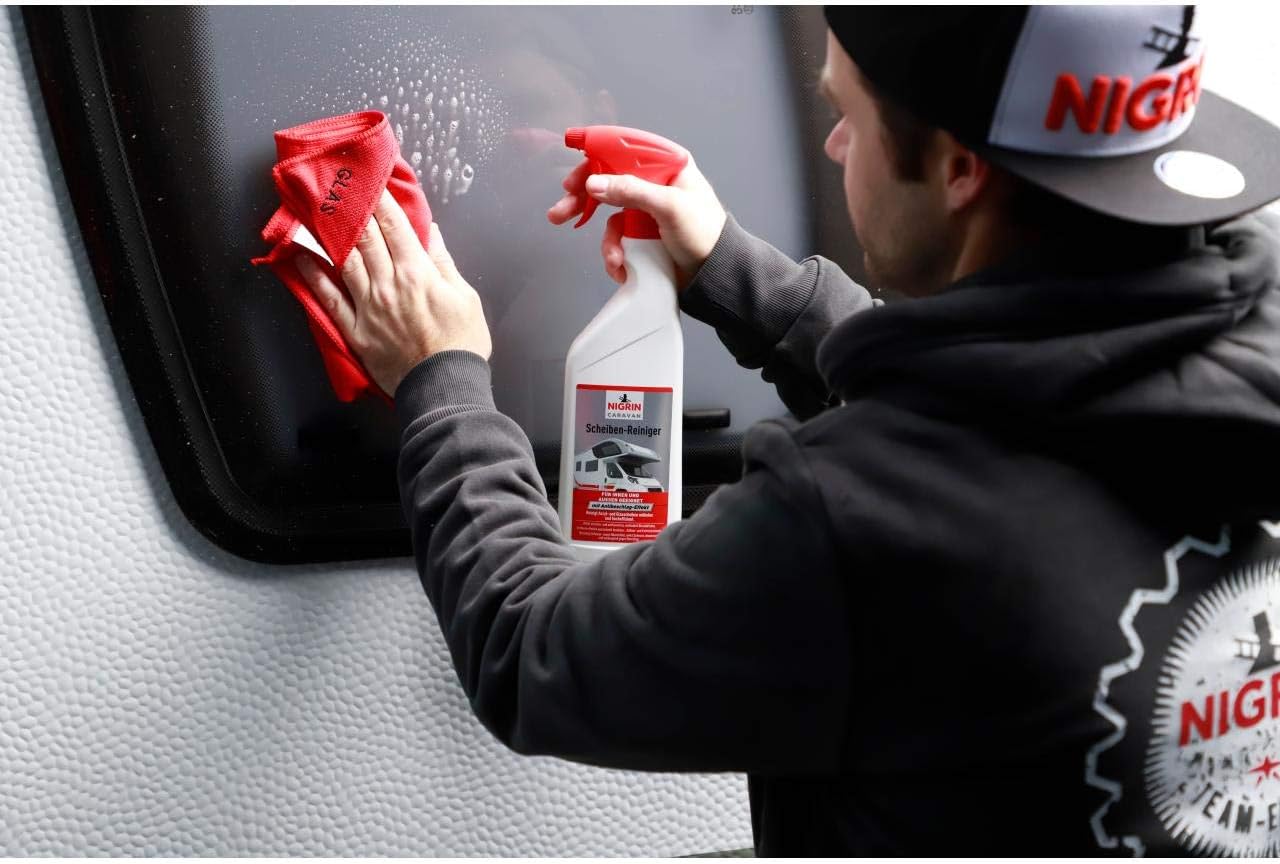 NIGRIN 20034 Caravan Acrylic and Windscreen Cleaner for Indoor and Outdoor Use 0.75 Litres, 750 ml (Pack of 1) - Image 4