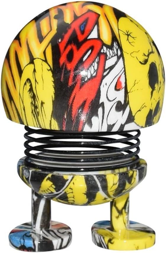 DEESEE(TM) New????????Spring Cute Smiley Doll Car Ornament Interior Dashboard Decoration Bounce Toys (J)