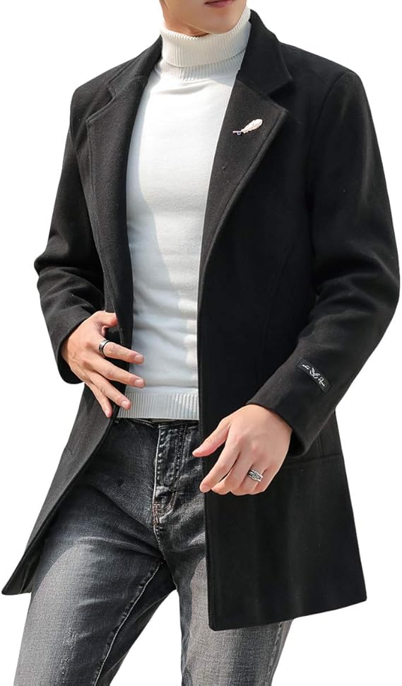 Amazon Mirroryou ミラーユー メンズ ロングコート チェスターコート 冬 ビジネス コート ジャケット 通販