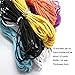 Faux Leather Cord for Jewelry Making 100 Yards 2.6mm 10 Bundles Colored Suede String Rope for Bracelet DIY Crafting Cord for Necklace-Dream Catcher Supplies-Hat- Walking Stick