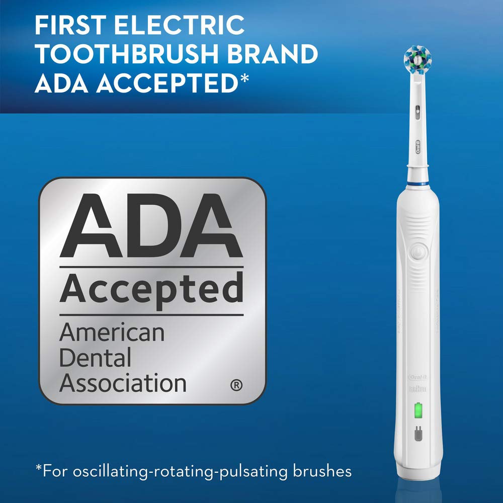 Oral-B Pro 1000 Power Rechargeable Electric Toothbrush Powered by Braun: Beauty