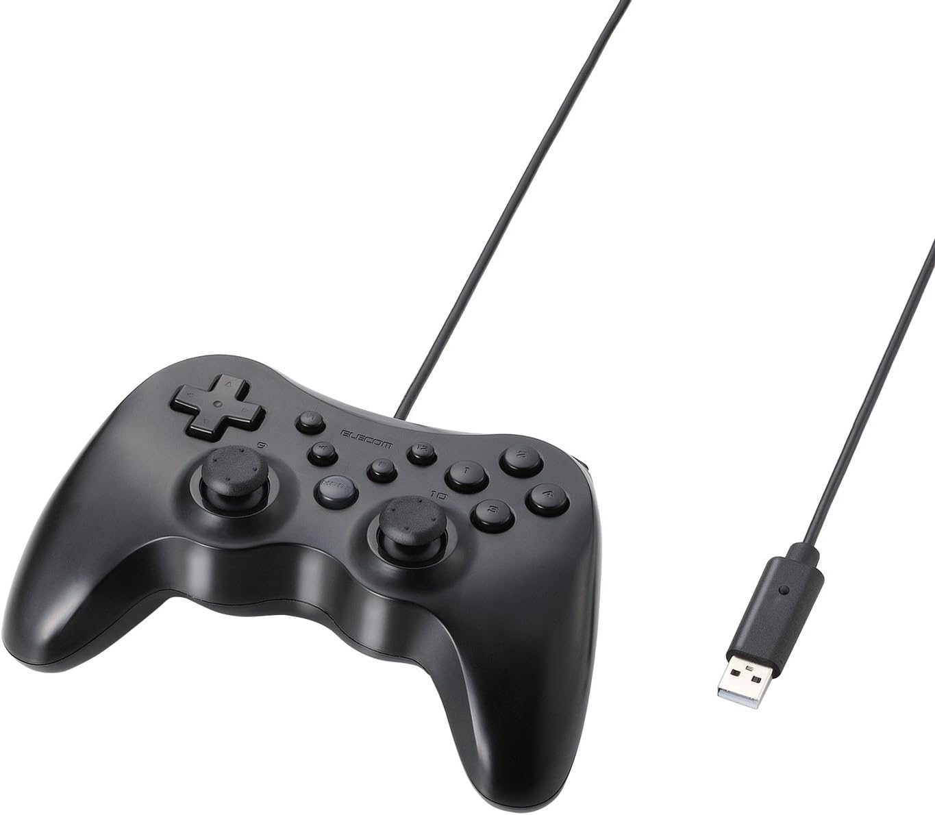 Amazon エレコム ゲームパッド 12ボタン 連射機能付 ブラック Jc U3712tbk エレコム ゲームパッド 通販