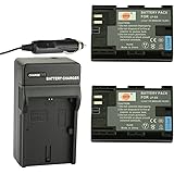 DSTE&reg; アクセサリーキット Canon LP-E6 LP-E6N 互換 カメラ バッテリー 2個+充電キット対応機種 5D 7D Mark II III 5DS 5DS R 6D 60D 60Da 70D